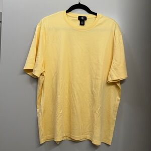 Calvin Klein Soft Yellow Men's Tee